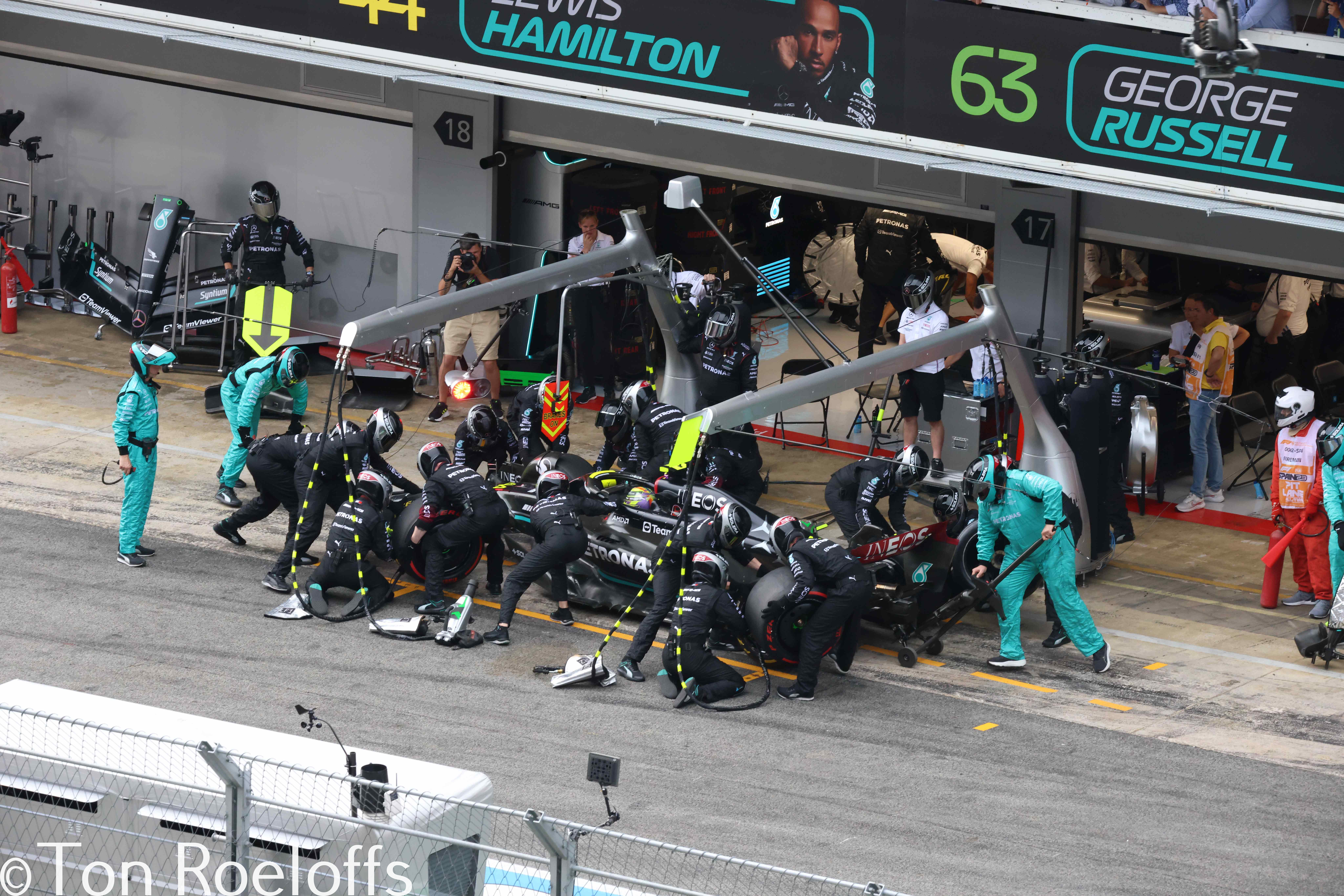 Verstappen pitbox
